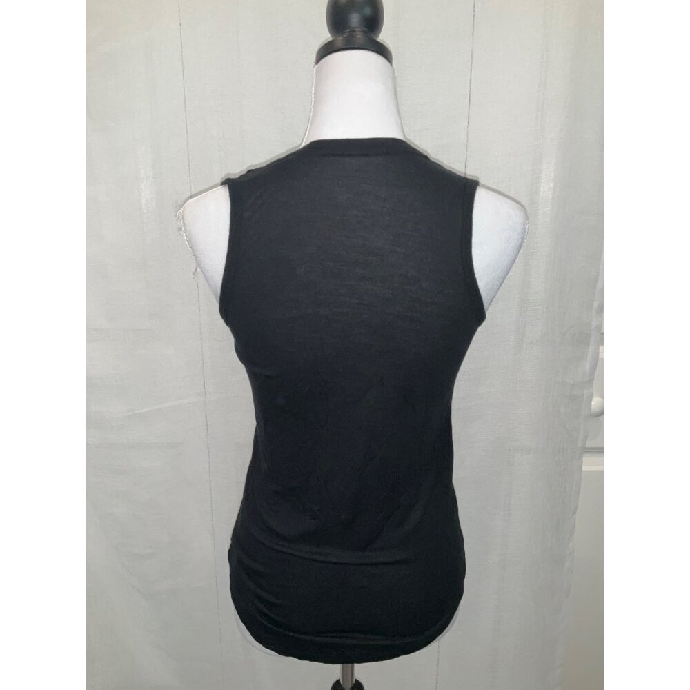 ATM Women's Black Sleeveless Scoop Neck Top Size XS - Picture 4 of 5